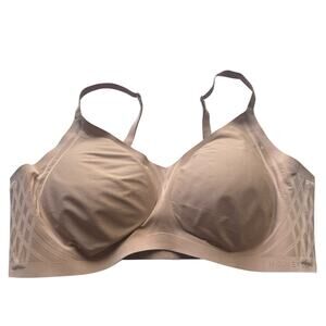 Honeylove Silhouette Bra Sand Wireless Support LWBR0201 Size 3X 44DD(E)/DDD Nude
